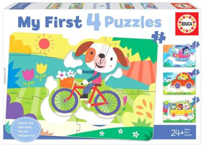 Puzzle 5-8 Pojazdy G3. Wydawca: Educa. SmakLiter.pl Opakowanie Puzzle 5-8 Pojazdy G3