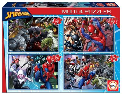 Puzzle 50+80+00+150 Spider-Man G3. Wydawca: Educa. SmakLiter.pl Opakowanie Puzzle 50+80+00+150 Spider-Man G3
