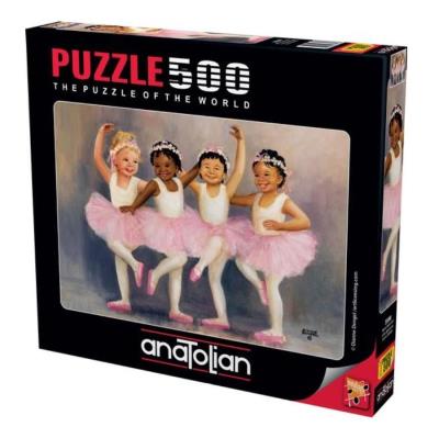 Puzzle 500 Małe baletnice. Wydawca: Anatolian. SmakLiter.pl Opakowanie Puzzle 500 Małe baletnice