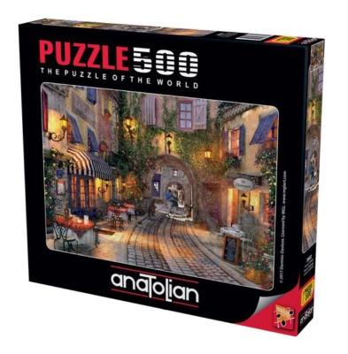 Puzzle 500 Romantyczny spacer. Wydawca: Anatolian. SmakLiter.pl Opakowanie Puzzle 500 Romantyczny spacer
