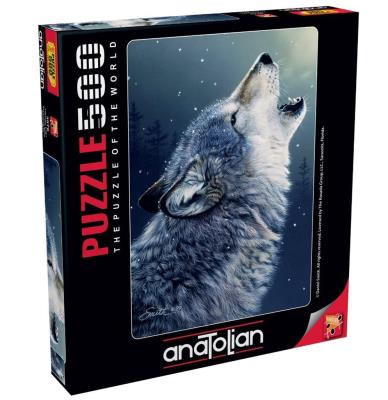Puzzle 500 Wycie wilka. Wydawca: Anatolian. SmakLiter.pl Opakowanie Puzzle 500 Wycie wilka