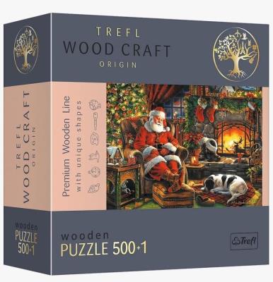Opakowanie Puzzle drewniane 500+1 Świąteczny wieczór TREFL