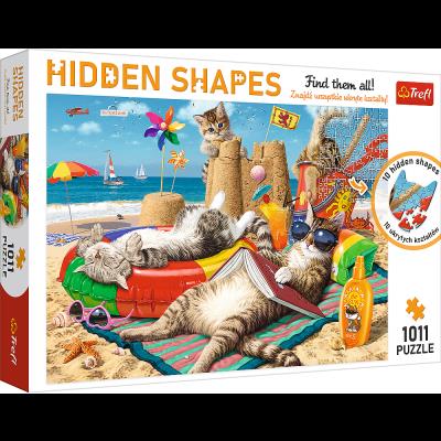 Opakowanie Puzzle Hidden Shapes Kocie wakacje 10674