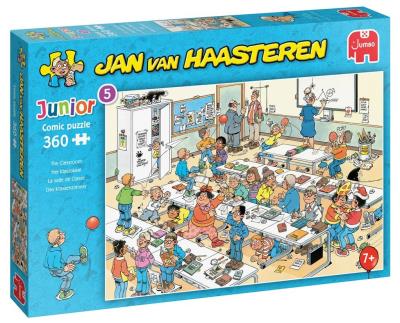Puzzle Junior 360 Haasteren Sala lekcyjna G3. Wydawca: Jumbo. SmakLiter.pl Opakowanie Puzzle Junior 360 Haasteren Sala lekcyjna G3