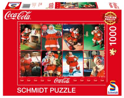 Puzzle PQ 1000 Coca-Cola Święty Mikołaj G3. Wydawca: Schmidt. SmakLiter.pl Opakowanie Puzzle PQ 1000 Coca-Cola Święty Mikołaj G3