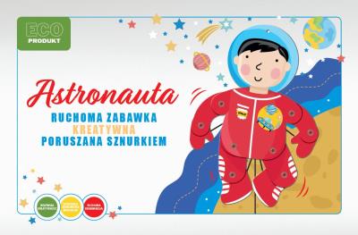 Opakowanie Ruchoma Zabawka Astronauta