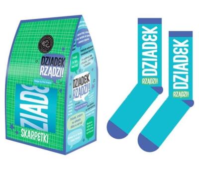 Opakowanie Skarpety Dziadek rządzi