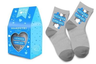 Opakowanie Skarpety With Love-Dziadek