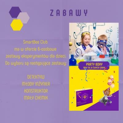 Opakowanie Smartbee Club- zestaw Party Box Detektyw