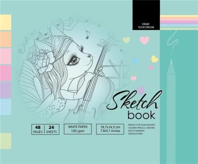 Szkicownik 197x145/48K TW FRESH. Wydawca: FreshMail. SmakLiter.pl Opakowanie Szkicownik 197x145/48K TW FRESH