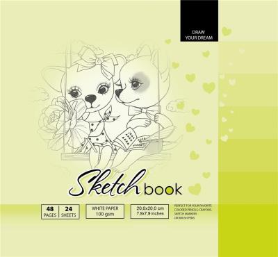 Opakowanie Szkicownik 200x200/48K 100g TW FRESH