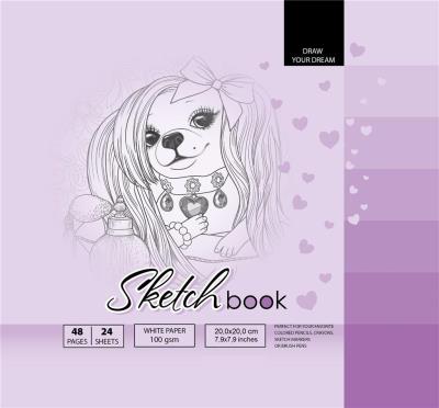 Opakowanie Szkicownik 200x200/48K 100g TW FRESH