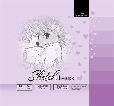 Opakowanie Szkicownik 200x200/48K 100g TW FRESH