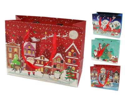 Opakowanie Torba prezentowa świąteczna 17,5x23,5x8 mix