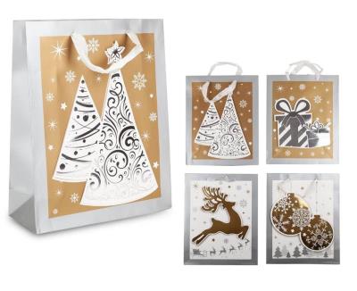 Torba prezentowa świąteczna 3D 32x26x10 mix. Wydawca: OneDollar. SmakLiter.pl Opakowanie Torba prezentowa świąteczna 3D 32x26x10 mix