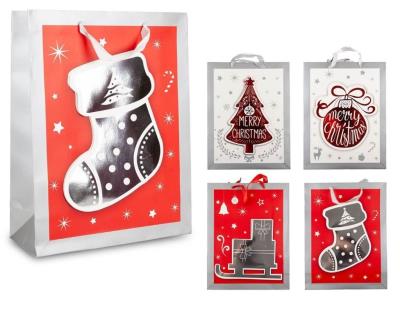 Torba prezentowa świąteczna 3D 39x30x12 mix. Wydawca: OneDollar. SmakLiter.pl Opakowanie Torba prezentowa świąteczna 3D 39x30x12 mix