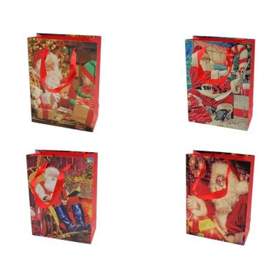 Torba prezentowa świąteczna Brokat 23,5x17,5x8 mix. Wydawca: OneDollar. SmakLiter.pl Opakowanie Torba prezentowa świąteczna Brokat 23,5x17,5x8 mix