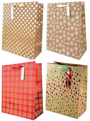 Opakowanie Torba QL-333 Kraft Boże Narodzenie MIX