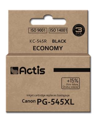Opakowanie Tusz ACTIS KC-545R (zamiennik Canon PG-545XL; Standard; 15 ml; czarny)