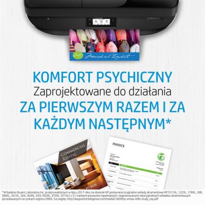 Okładka książki Tusz HP czarny HP 703, HP703=CD887AE, 600 str.,4 ml
