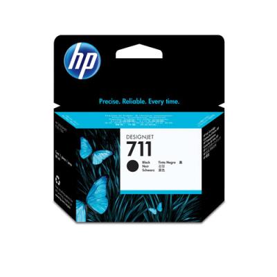 Okładka książki Tusz HP czarny HP 711, HP711=CZ133A, 80 ml