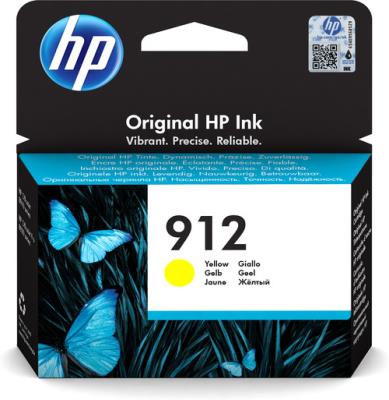 Opakowanie Tusz HP żółty HP 912, HP912=3YL79AE, 315 str.