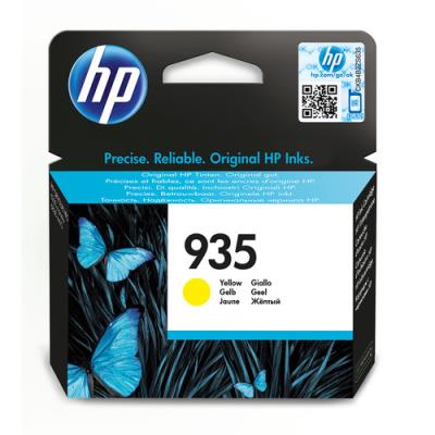 Okładka książki Tusz HP żółty HP 935, HP935=C2P22AE, 400 str.