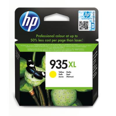 Opakowanie Tusz HP żółty HP 935XL, HP935XL=C2P26AE, 825 str.
