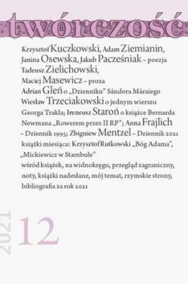 Okładka książki Twórczość 12/2021