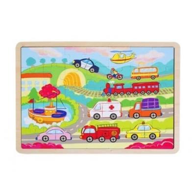 Opakowanie Układanka puzzle pojazdy