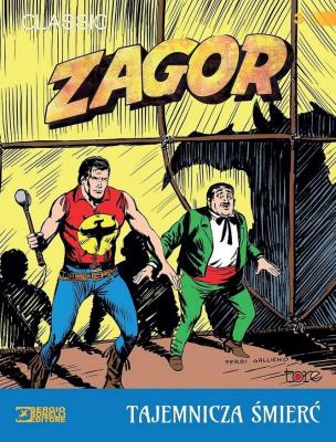 Zagor T.3 Tajemnicza śmierć. Autor: Guido Nolitta, Gallieno Ferri. SmakLiter.pl Okładka książki Zagor T.3 Tajemnicza śmierć