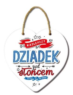 Opakowanie Zawieszka Serce 39-La Viva!-Dziadek