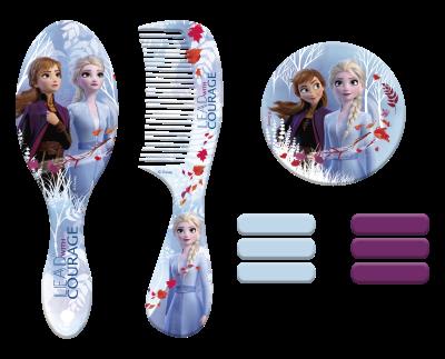 Zestaw akcesoriów do włosów Frozen 9 elementów WD21620. Wydawca: Kids Euroswan. SmakLiter.pl Opakowanie Zestaw akcesoriów do włosów Frozen 9 elementów WD21620