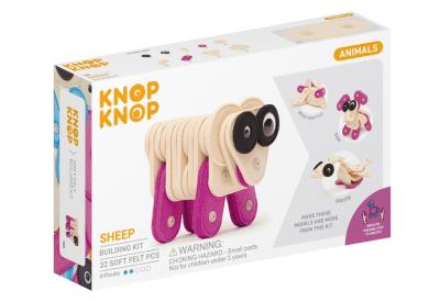 Zestaw do budowania z filcu Sheep 32 klocki. Wydawca: Alfred A. Knopf. SmakLiter.pl Opakowanie Zestaw do budowania z filcu Sheep 32 klocki