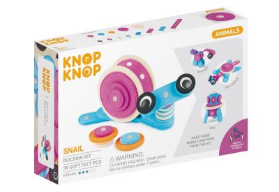 Zestaw do budowania z filcu Snail 39 klocków 105. Wydawca: Alfred A. Knopf. SmakLiter.pl Opakowanie Zestaw do budowania z filcu Snail 39 klocków 105