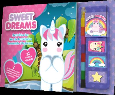 Opakowanie Zestaw kreatywny z pieczątkami Sweet Dreams KL10879