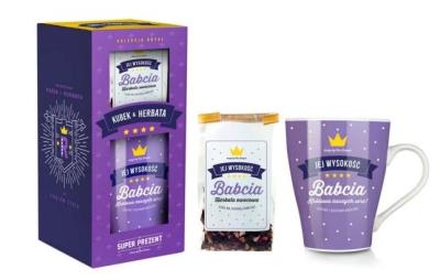 Opakowanie Zestaw kubek + herbata Royal-Babcia