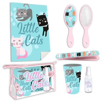 Opakowanie Zestaw toaletowy Little Cats 6 elementow KL10736
