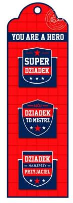 Opakowanie Zestaw zakładek My Hero-Dziadek