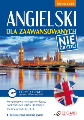 Angielski dla zaawansowanych. Nie gryzie. Autor: Irena Brignull. SmakLiter.pl Okładka książki Angielski dla zaawansowanych. Nie gryzie