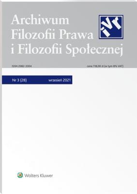 Okładka książki Archiwum Filozofii Prawa i Filozofii.. 3/2021 (28)
