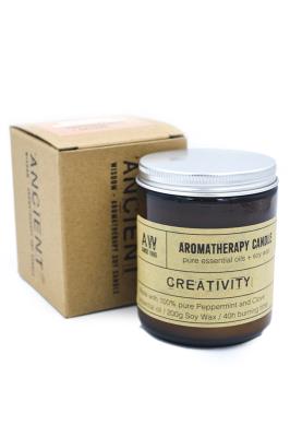 Aromaterapeutyczna świeca sojowa Kreatywność 200g. SmakLiter.pl Zdjęcie produktu Aromaterapeutyczna świeca sojowa Kreatywność 200g