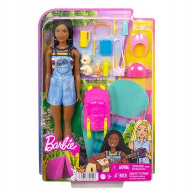 Opakowanie Barbie Brooklyn na kempingu lalka+akcesoria
