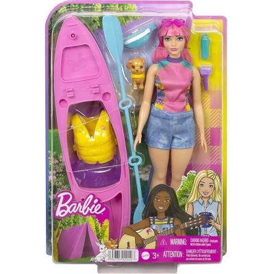 Opakowanie Barbie Daisy na kempingu lalka+kajak