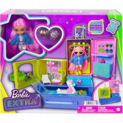 Opakowanie Barbie Extra zestaw+mała lalka+zwierzątka