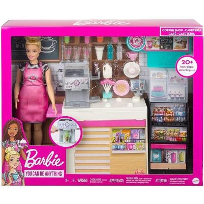 Opakowanie Barbie Kawiarenka zestaw+lalka