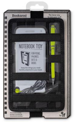 Opakowanie Bookaroo Notebook tidy - organizer na notes czarny