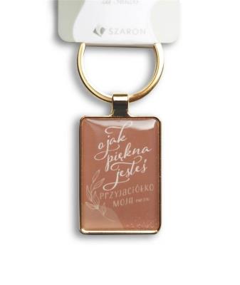 Opakowanie Brelok metalowy srebrny - O jak piękna