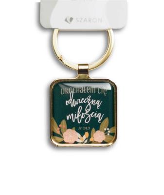 Opakowanie Brelok metalowy srebrny - Ukochałem Cię