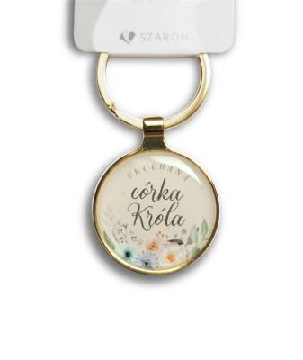 Opakowanie Brelok metalowy srebrny - Ukochana córka króla